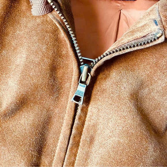 Men’s small Banana Republic cognac suede jacket - Picture 8 of 13